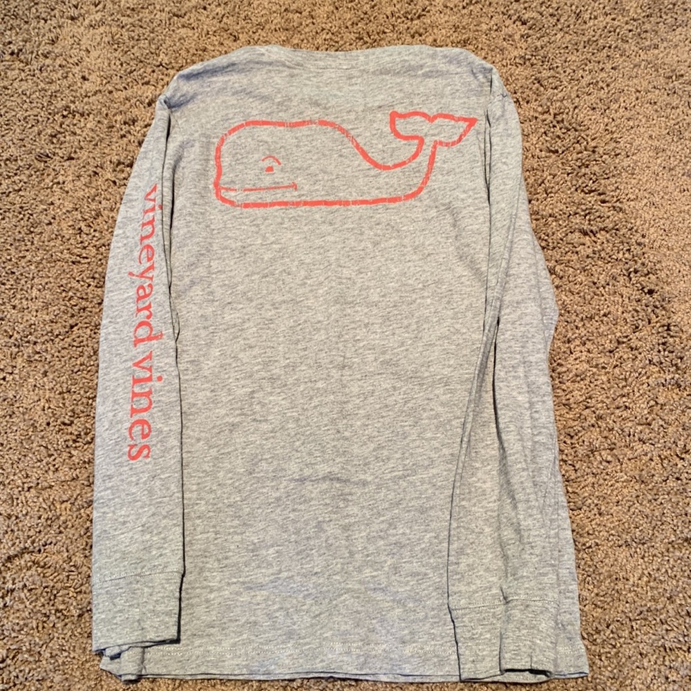 Vineyard Vines Boys Long Sleeve Whale Tee 8-10